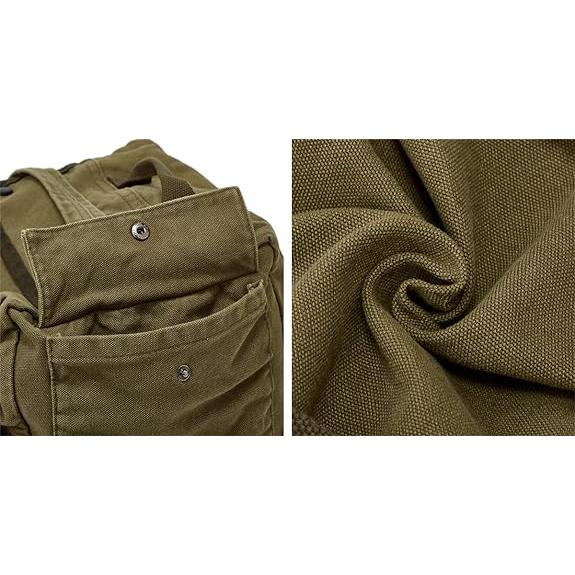 キャンバス ミリタリー ショルダーバッグ 帆布 スクエア―型 Canvas Bag【送料無料！】 |  | 09