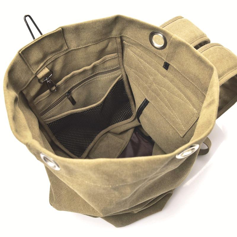 キャンバス ダブルストラップ バッグ 帆布 リュック Canvas Double Strap Duffle Bag【送料無料！】 |  | 08