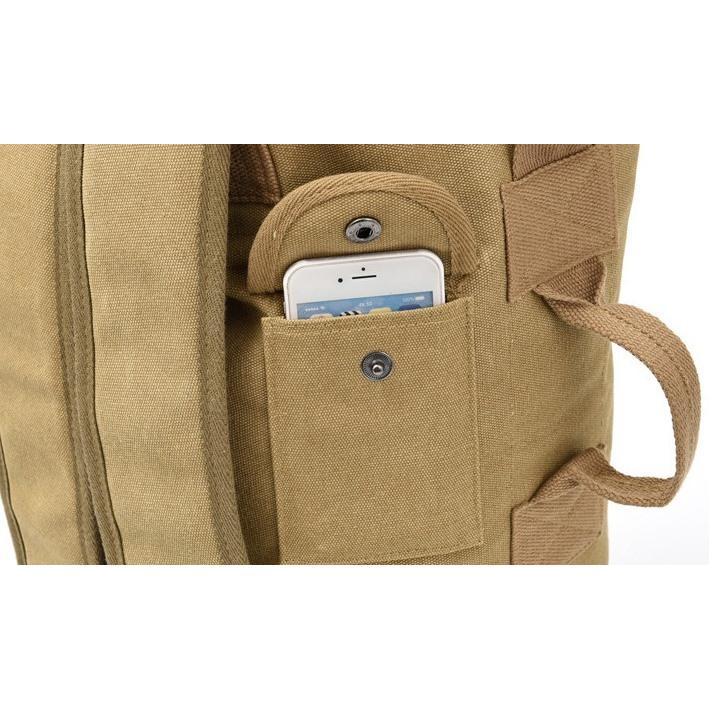 キャンバス ダブルストラップ バッグ 帆布 リュック Canvas Double Strap Duffle Bag【送料無料！】 |  | 05