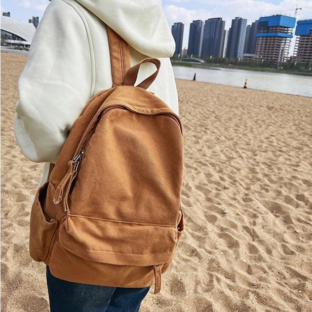 ヴィンテージ キャンバス バックパック 帆布 リュック Canvas Backpack（3色） |  | 06