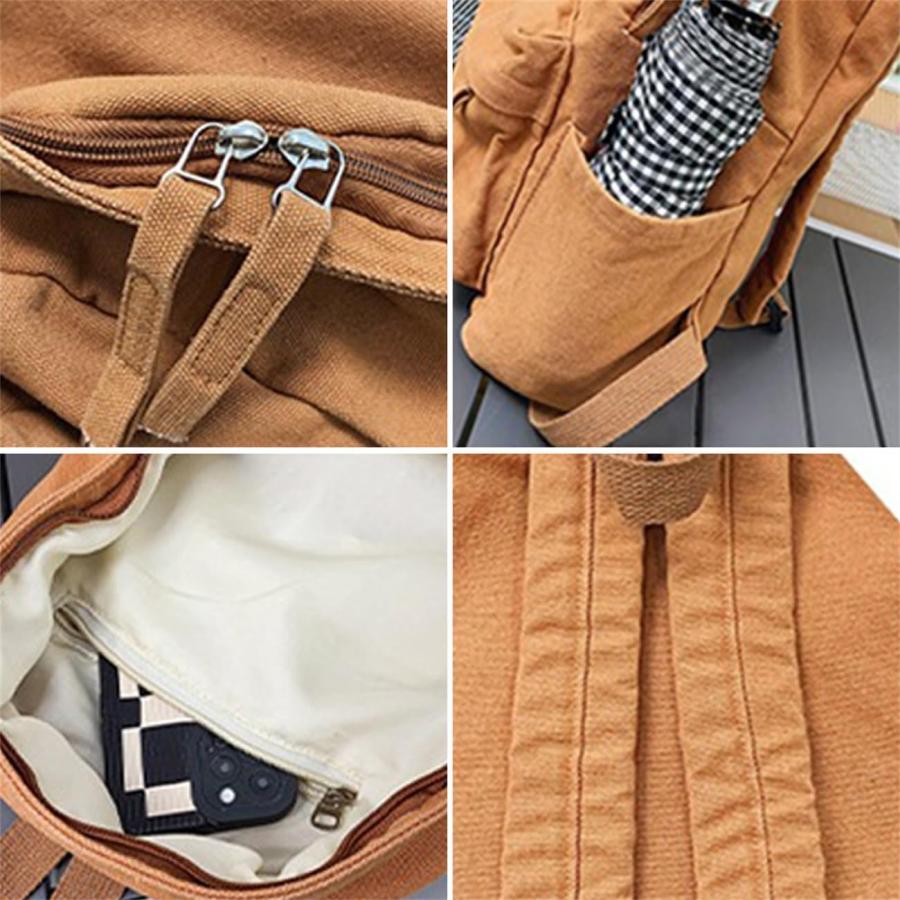 ヴィンテージ キャンバス バックパック 帆布 リュック Canvas Backpack（3色） |  | 08