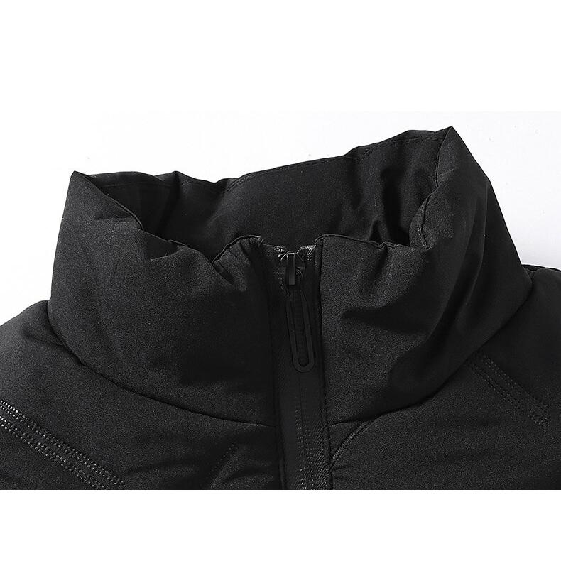 無地 ダウン ベスト 成形模様　Down Vest 中綿ベスト Size L〜3XL【送料無料】 |  | 05