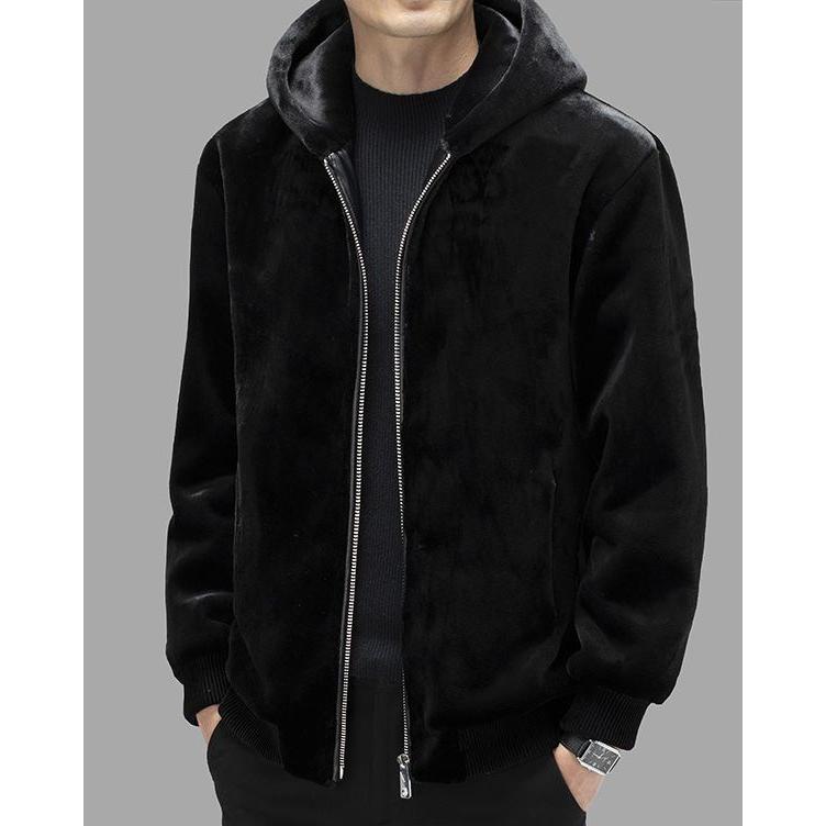 フェイクファー フード ジャケット フーデットパーカー Size L〜3XL |  | 02