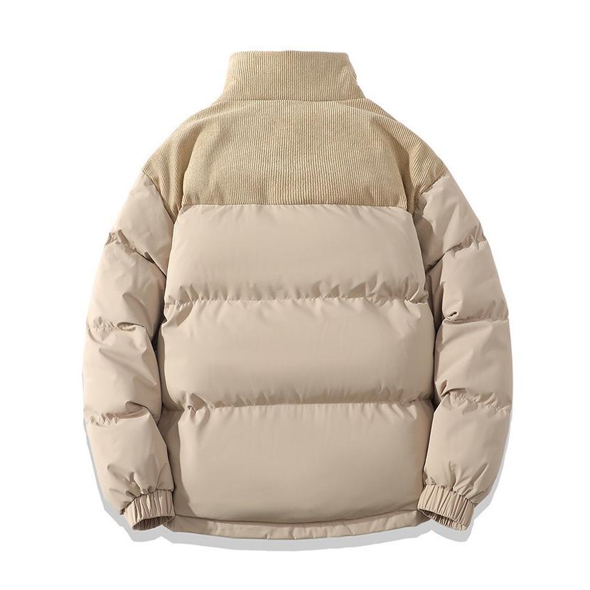 切り替え ダウン ジャケット ツートンカラー 中綿ブルゾン Down jacket Size L〜2XL |  | 02