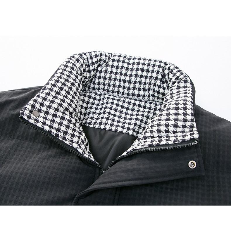 ダウン ジャケット 無地格子柄 中綿ブルゾン Down jacket Size L〜2XL |  | 11