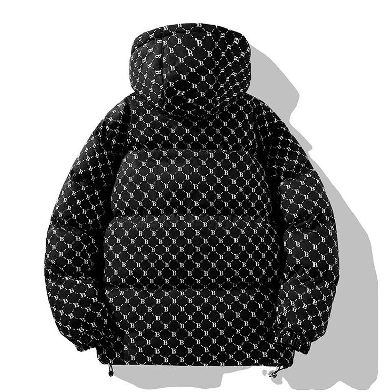 モノグラム柄 ダウン フード ジャケット 総柄 中綿ブルゾン monogram pattern Down jacket Size L〜3XL |  | 02