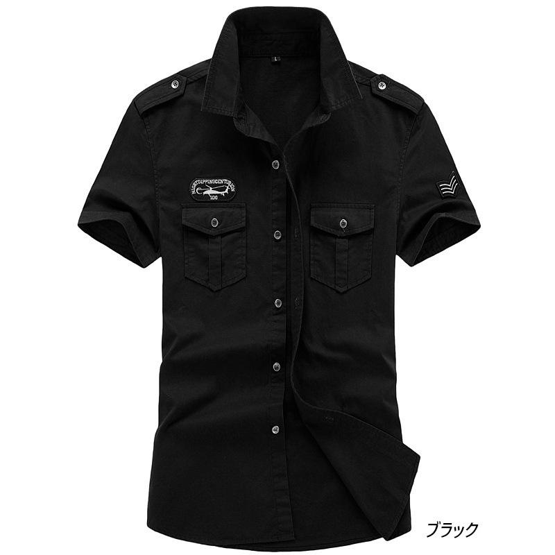 ミリタリー ショートスリーブ ヴィンテージ シャツ VINTAGE ARMY SHIRT アーミシャツ 半袖シャツ |  | 04