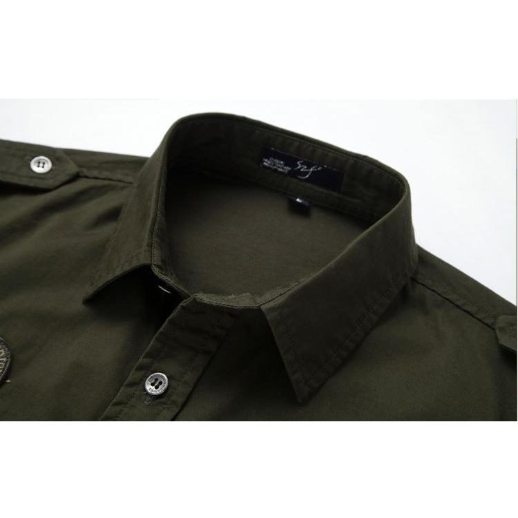 ミリタリー ショートスリーブ ヴィンテージ シャツ VINTAGE ARMY SHIRT アーミシャツ 半袖シャツ |  | 07