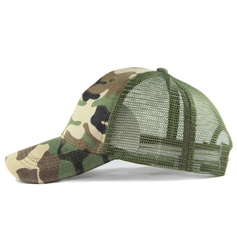 【送料無料】 迷彩 カモフラージュ メッシュキャップ camo mesh cap スナップバック (3色) |  | 04