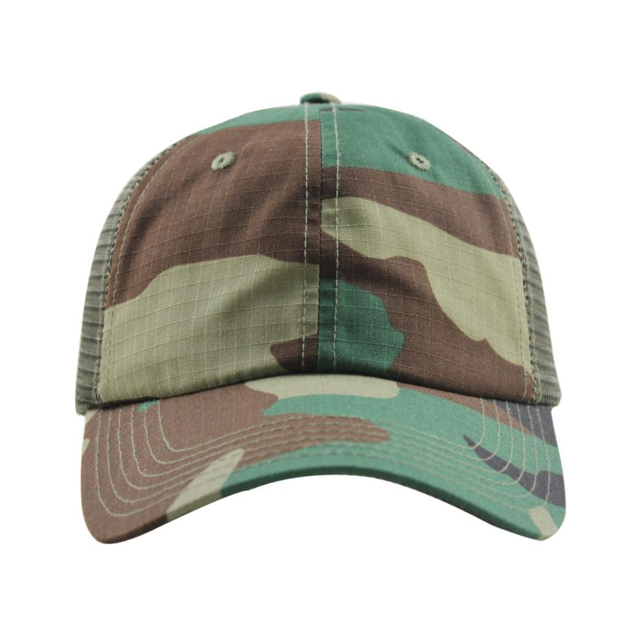 迷彩 カモフラージュ リップストップ メッシュキャップ camo mesh cap (4色)【送料無料】 |  | 05