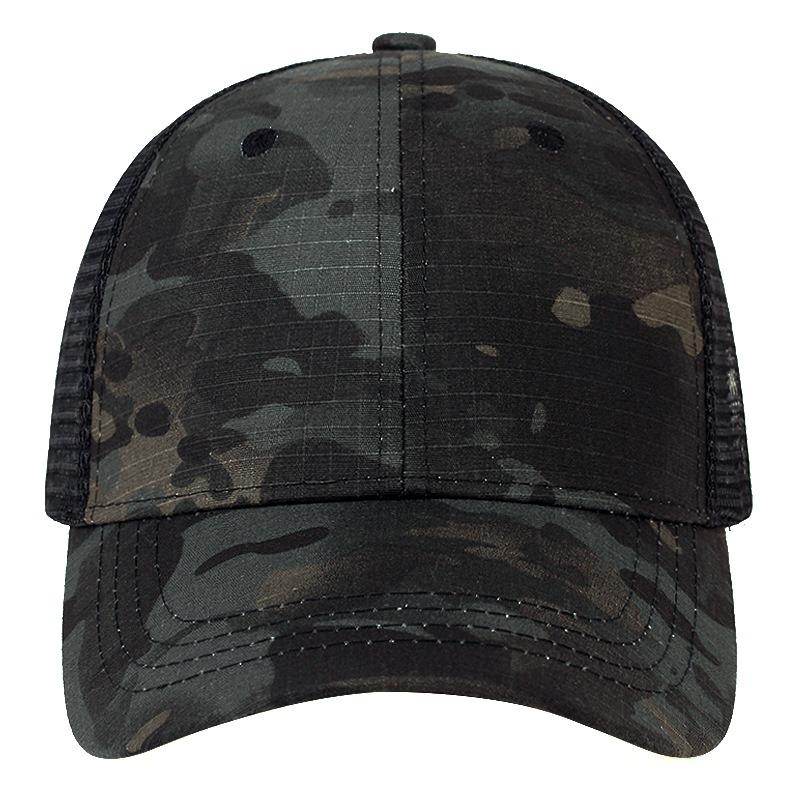 迷彩＆無地 リップストップ スナップバック メッシュ キャップ camo mesh cap (3色)【送料無料】 |  | 04