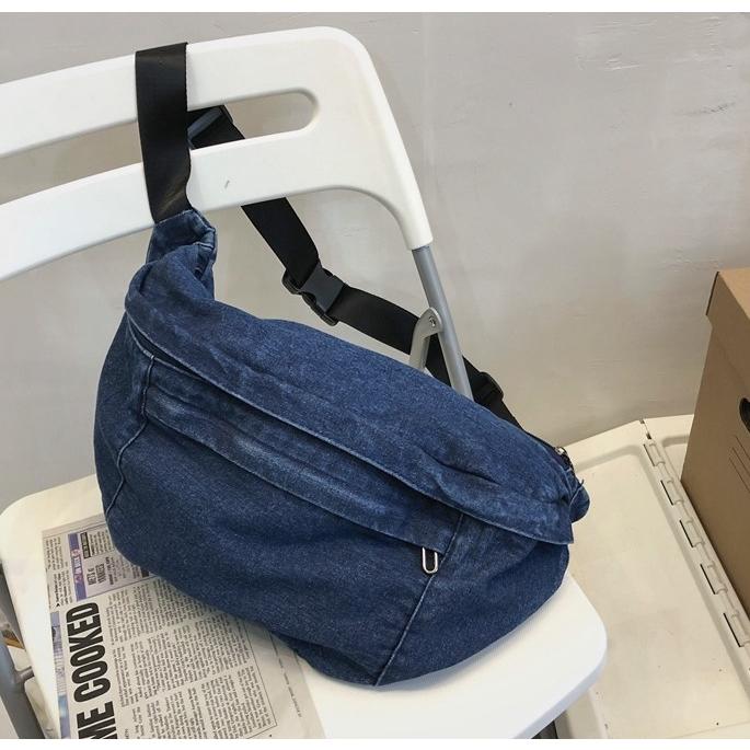 デニム ヴィンテージ ウエスト バック サコッシュ 大容量 waist pack waist bag（2色） |  | 04