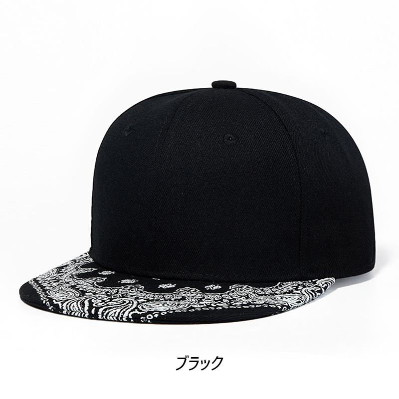 バンダナ柄 スナップバック ペイズリー キャップ Bandana Snapback CAP |  | 04