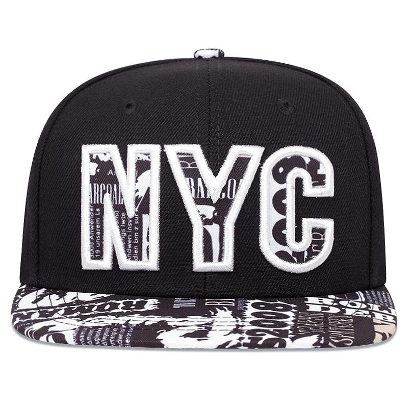 NYC スナップバック プリントx刺繍 キャップ NYC Snapback Logo CAP |  | 03