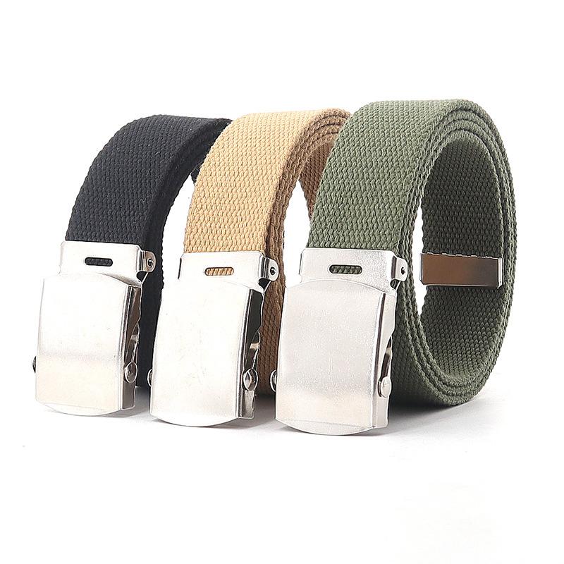 ガチャ ベルト キャンバス 無地 G.I ベルト 帆布 (５色) solid Web Belt | 