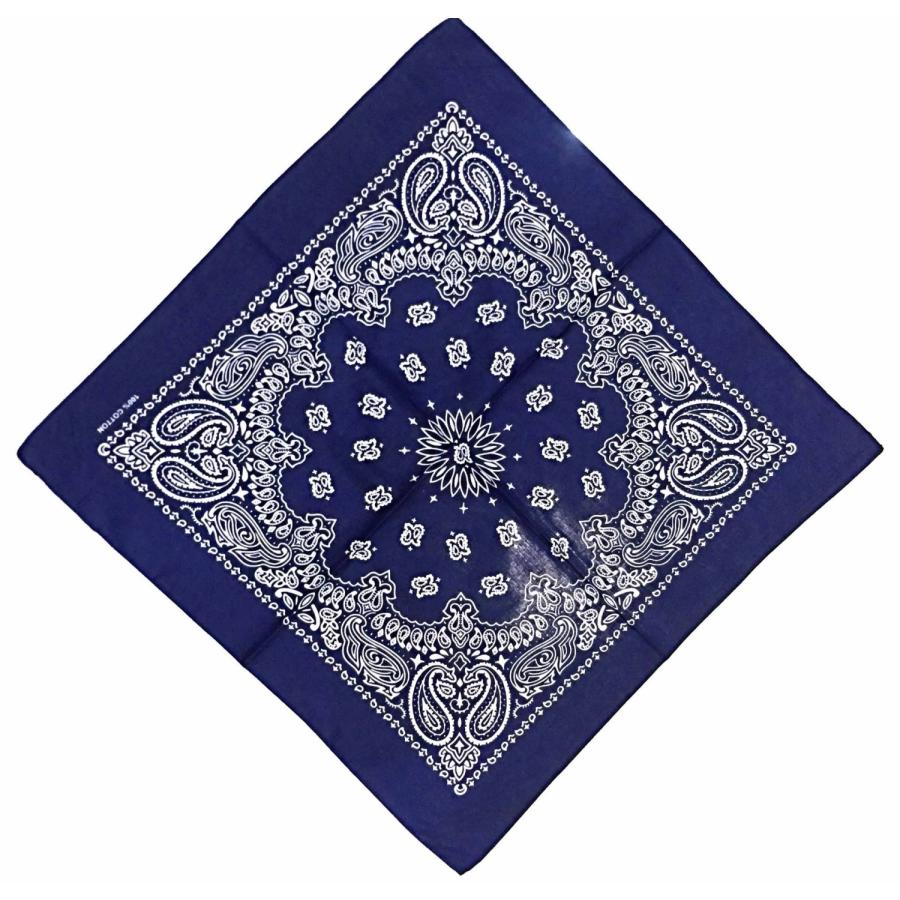 バンダナ ペイズリー 柄 スタンダード レギュラー 普通サイズ (12色) Paisley Bandana 55x55 |  | 04