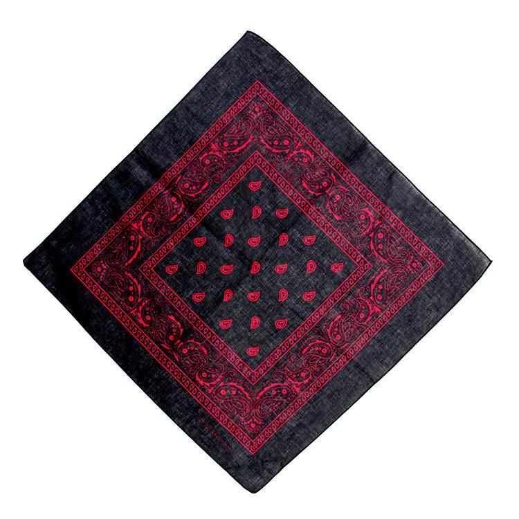 コントラストカラー バンダナ ペイズリー 柄（レギュラーサイズ 普通サイズ） Paisley Bandana - 55x55 |  | 07