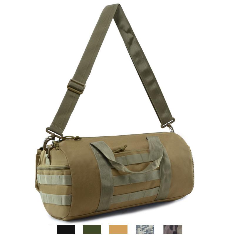 ミリタリー ショルダー ドラム バッグ Shoulder Bag:(5色 ミリタリー ショルダー ドラム バッグ Shoulder Bag:(5色