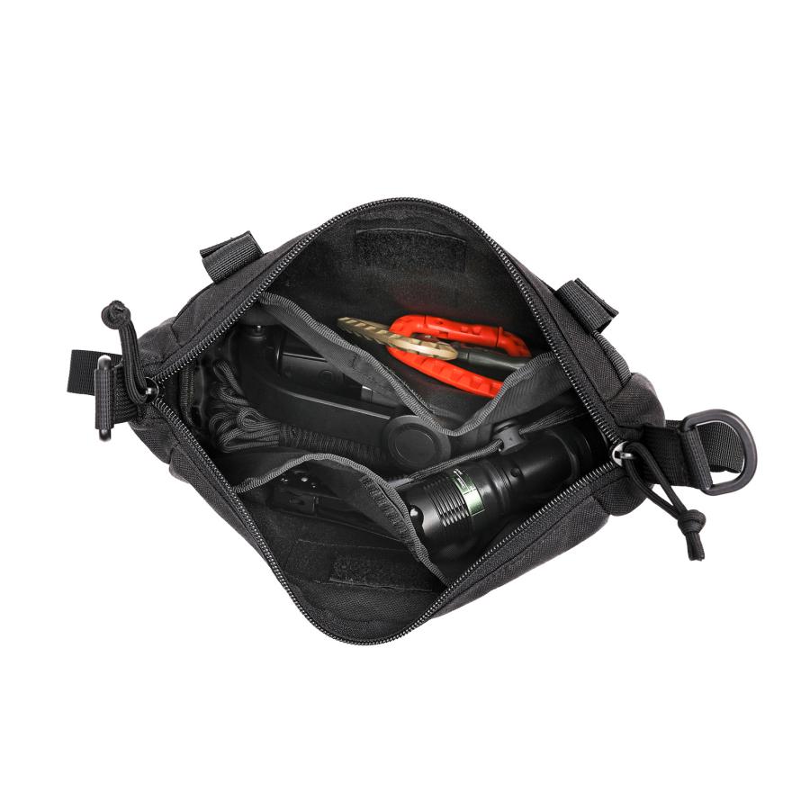 タクティカル ミリタリー ショルダー ポーチ モール対応 Molle Shoulder バッグ :（2色） |  | 04