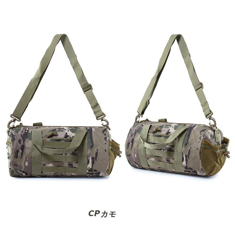 ミリタリー ショルダー ドラム バッグ Shoulder Bag:(5色 ミリタリー ショルダー ドラム バッグ Shoulder Bag:(5色