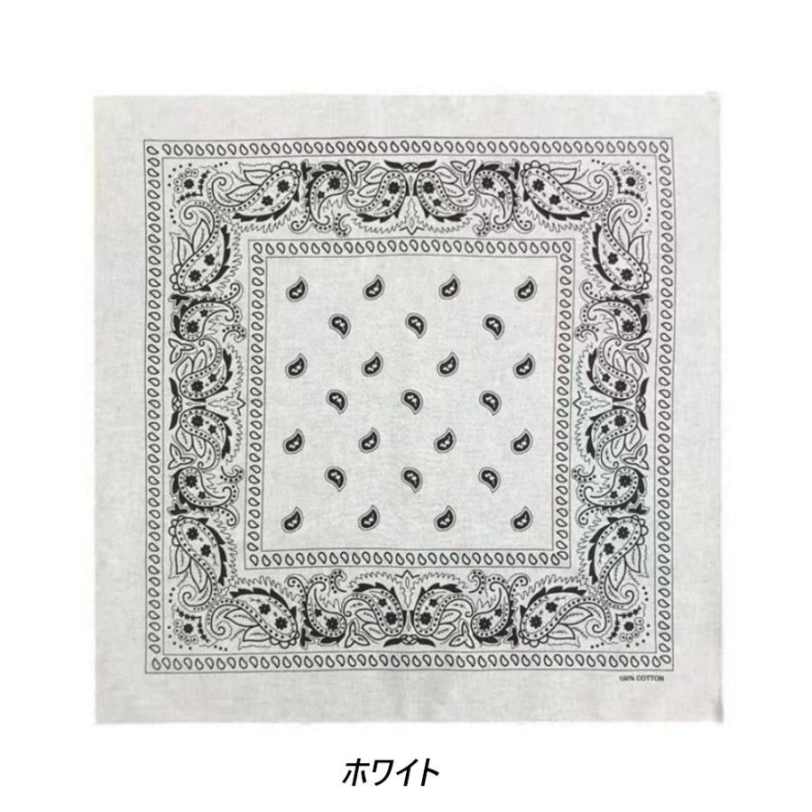 【送料無料】 ラージ サイズ バンダナ ペイズリー柄（大判）68×68センチ Trainmen Paisley Bandana Big 27 X 27 ジャンボバンダナ (15色）大きいバンダナ |  | 02