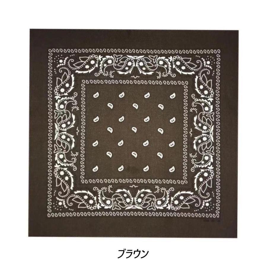 【送料無料】 ラージ サイズ バンダナ ペイズリー柄（大判）68×68センチ Trainmen Paisley Bandana Big 27 X 27 ジャンボバンダナ (15色）大きいバンダナ |  | 12