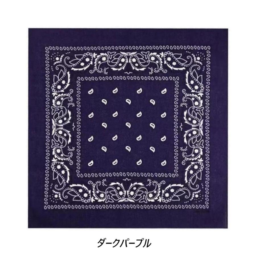 【送料無料】 ラージ サイズ バンダナ ペイズリー柄（大判）68×68センチ Trainmen Paisley Bandana Big 27 X 27 ジャンボバンダナ (15色）大きいバンダナ |  | 08