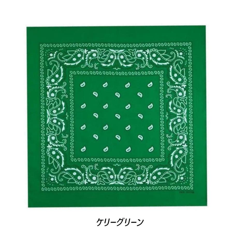 【送料無料】 ラージ サイズ バンダナ ペイズリー柄（大判）68×68センチ Trainmen Paisley Bandana Big 27 X 27 ジャンボバンダナ (15色）大きいバンダナ |  | 06