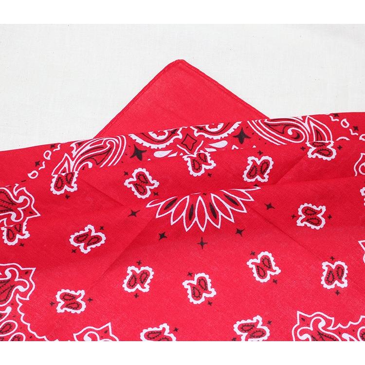 【送料無料】 ラージ サイズ バンダナ ペイズリー柄（大判）68×68センチ Trainmen Paisley Bandana Big 27 X 27 ジャンボバンダナ (15色）大きいバンダナ |  | 17