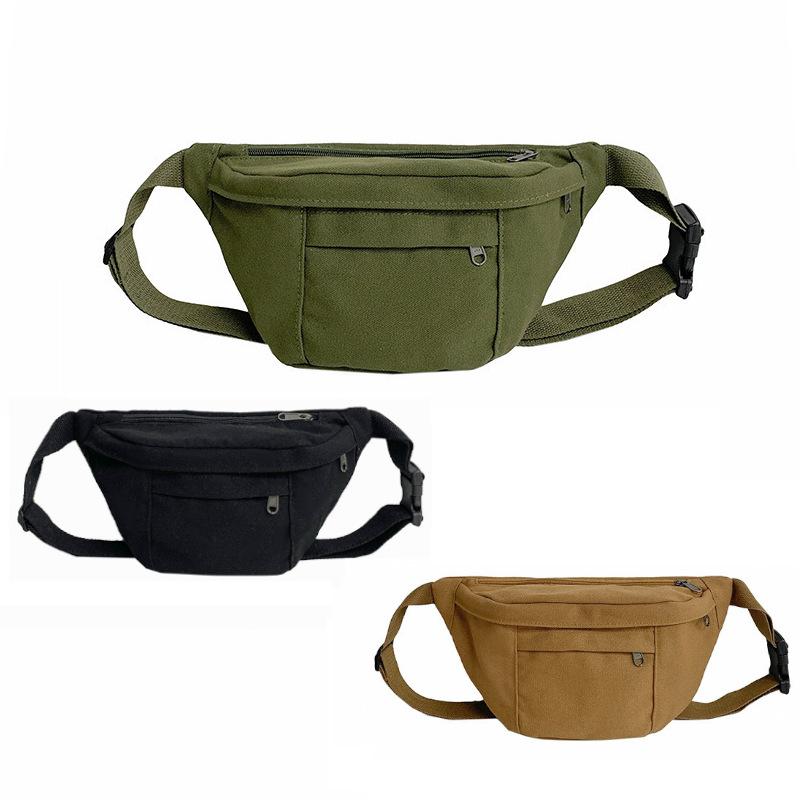 キャンバス ウエスト バック サコッシュ 帆布 大容量 waist pack waist bag（3色） | 