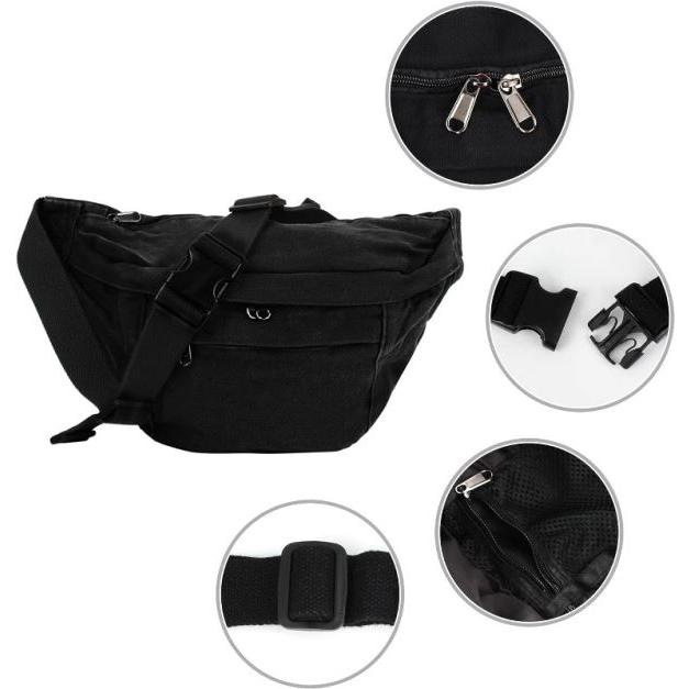 キャンバス ウエスト バック サコッシュ 帆布 大容量 waist pack waist bag（3色） |  | 08