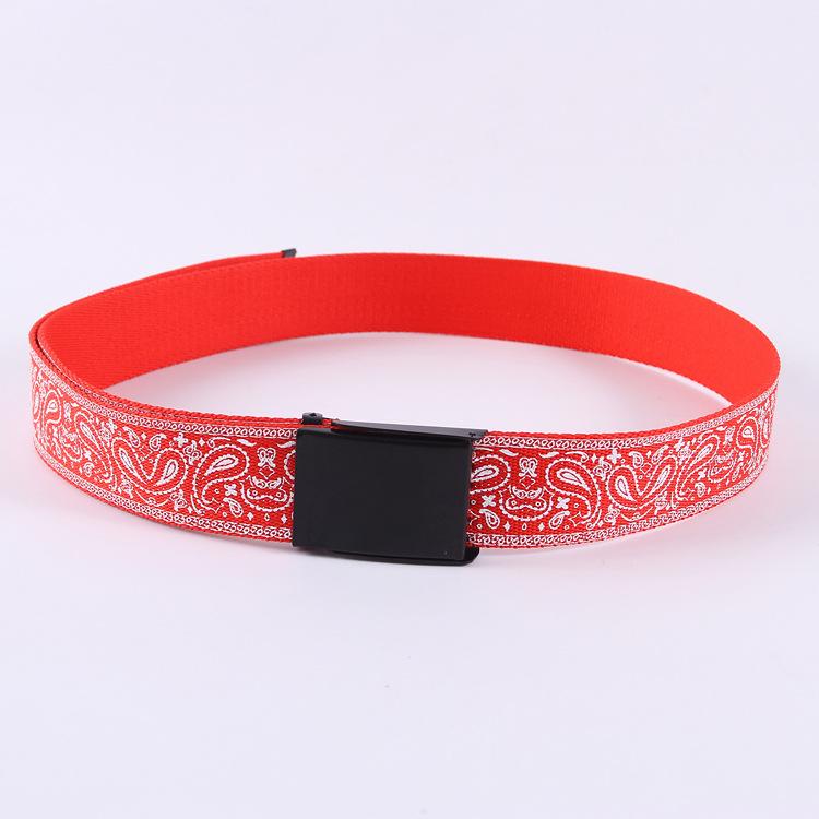 バンダナ柄 ベルトTrainmen Paisley Belt (3色）ペイズリー柄 ベルト |  | 01