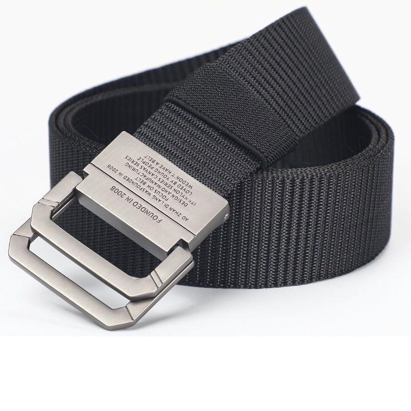 ダブルリング ナイロン ベルト シルバーバックル D-Ring Belts（4色） Dリングベルト ミリタリー風 |  | 08