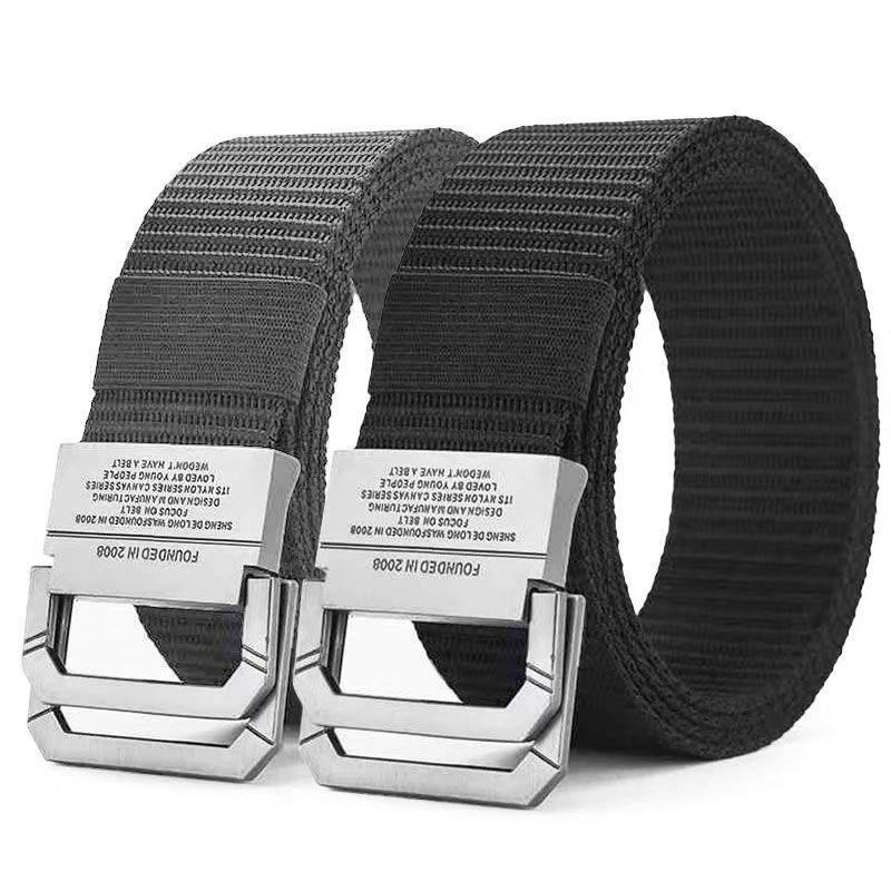 ダブルリング ナイロン ベルト シルバーバックル D-Ring Belts（4色） Dリングベルト ミリタリー風 |  | 05