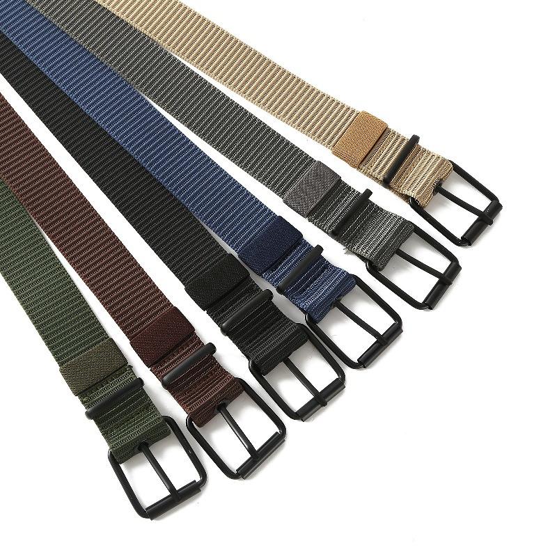 ブラック バックル ミリタリー ナイロン ベルト Belts（6色） |  | 07