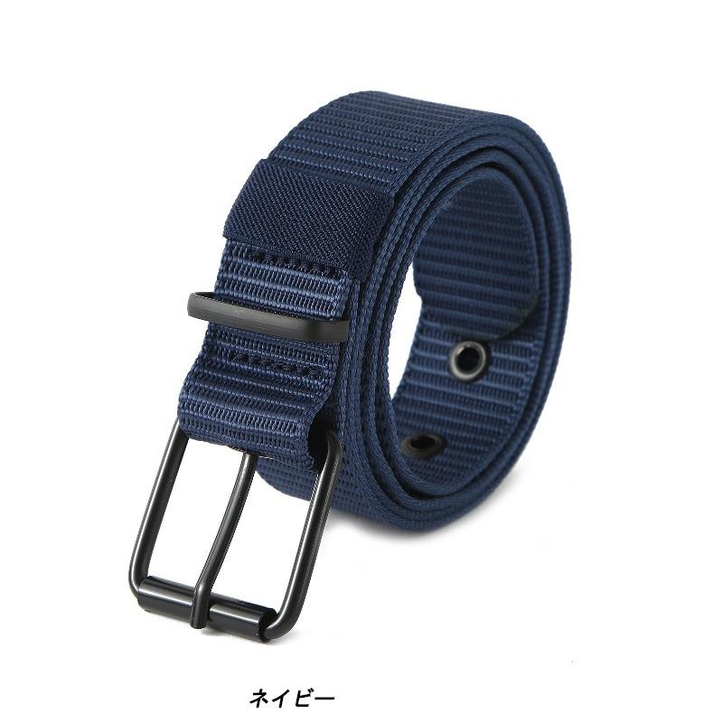 ブラック バックル ミリタリー ナイロン ベルト Belts（6色） |  | 05