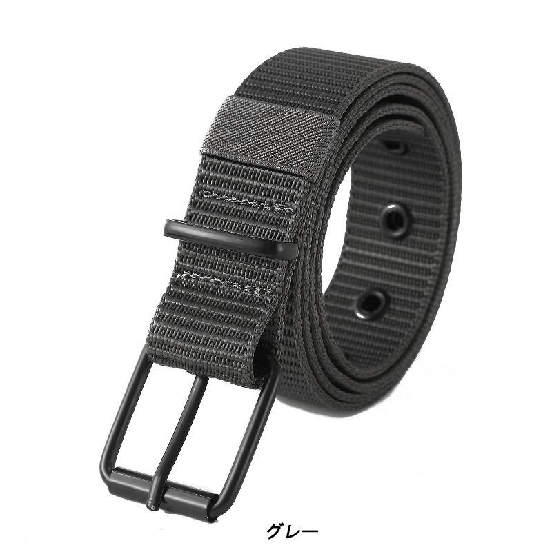 ブラック バックル ミリタリー ナイロン ベルト Belts（6色） |  | 04