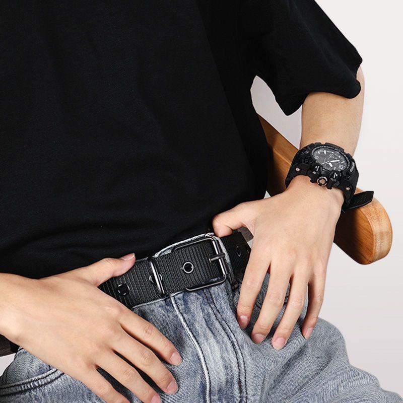 ブラック バックル ミリタリー ナイロン ベルト Belts（6色） |  | 09