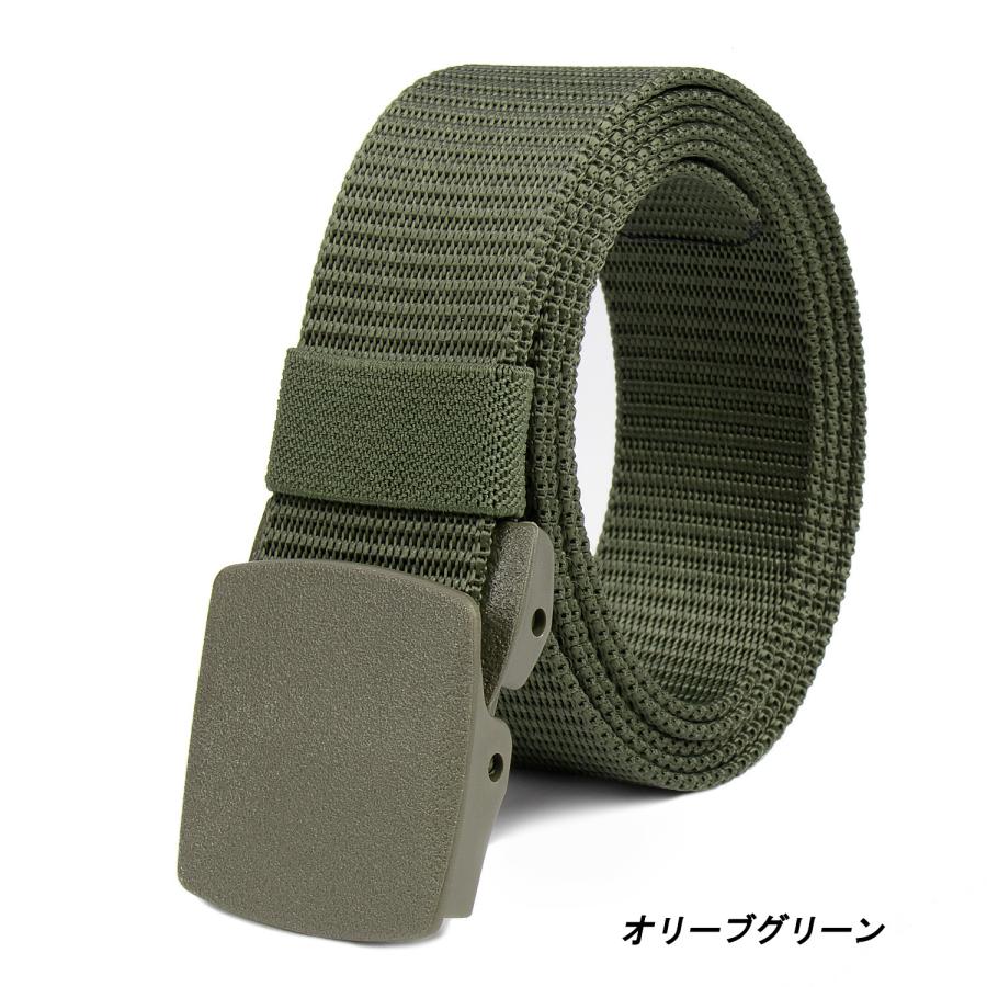 ミリタリー ナイロン ベルト 樹脂バックル Belts（6色） |  | 02