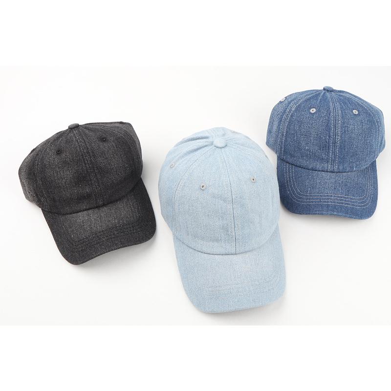 デニム ベースボール キャップ Denim Baseball Cap (3色）【送料