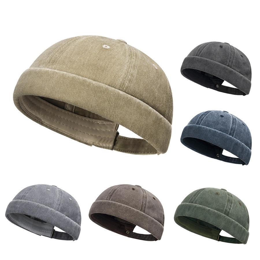 ウォッシュド コットン ロールキャップ Rolll Cap ツバなし帽(6色) | 