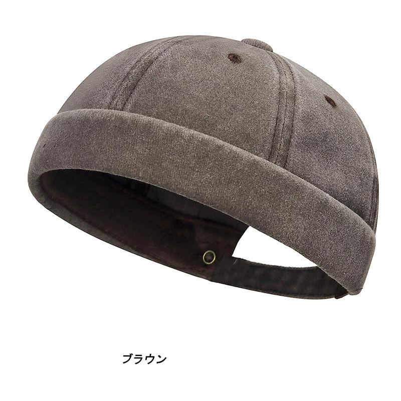 ウォッシュド コットン ロールキャップ Rolll Cap ツバなし帽(6色) |  | 06