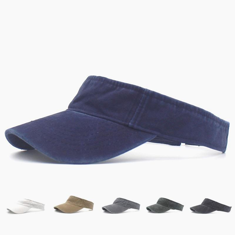 ウォッシュド コットン サンバイザー 帽子 Sun visor (6色) | 