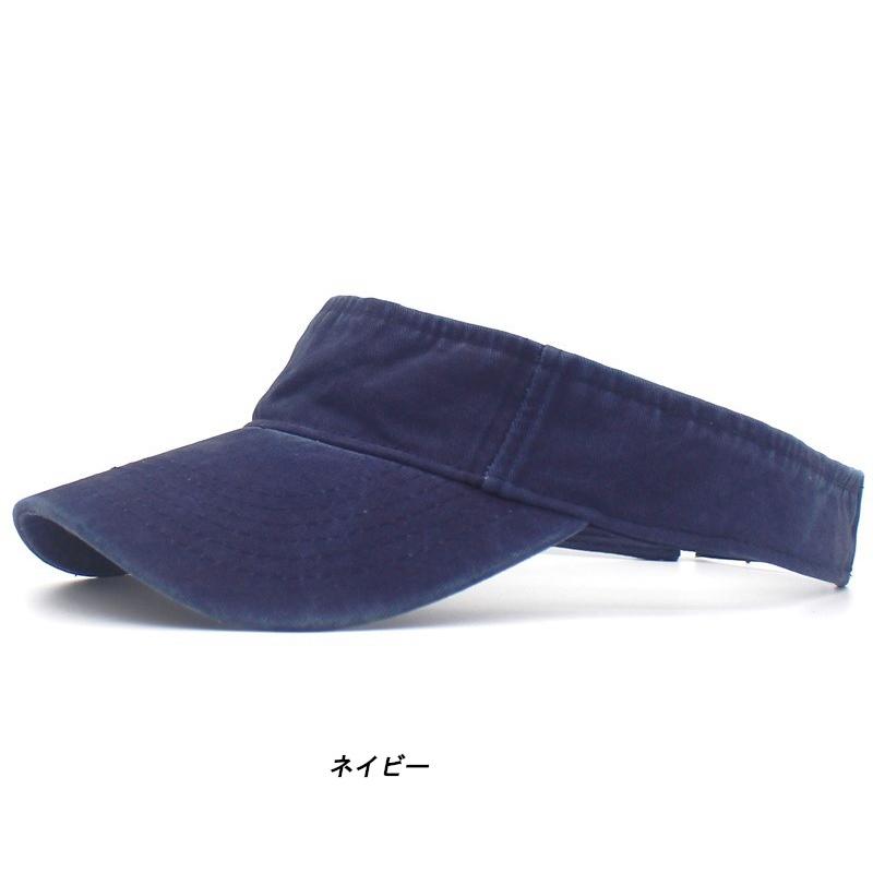 ウォッシュド コットン サンバイザー 帽子 Sun visor (6色) |  | 04