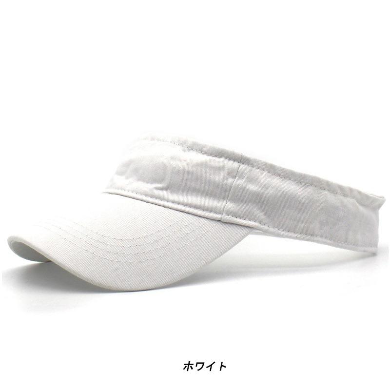 ウォッシュド コットン サンバイザー 帽子 Sun visor (6色) |  | 05