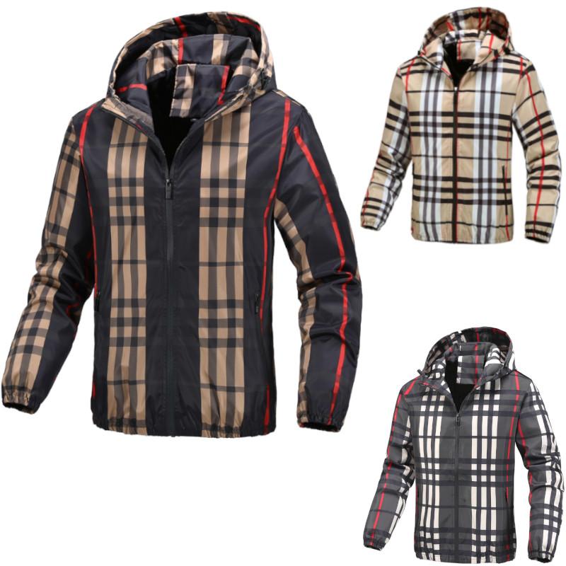 チェック柄 ナイロン フード ジャケット ウインドブレーカー Plaid 