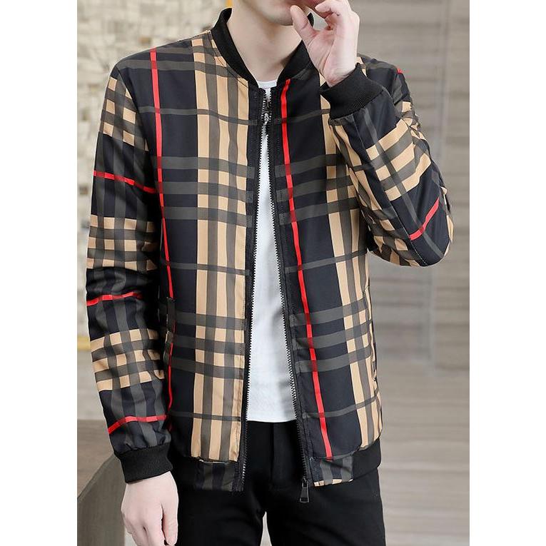 bound チェック柄 ナイロンジャケット XS チェック柄 ナイロン ベースボール ジャケット ウインドブレーカー