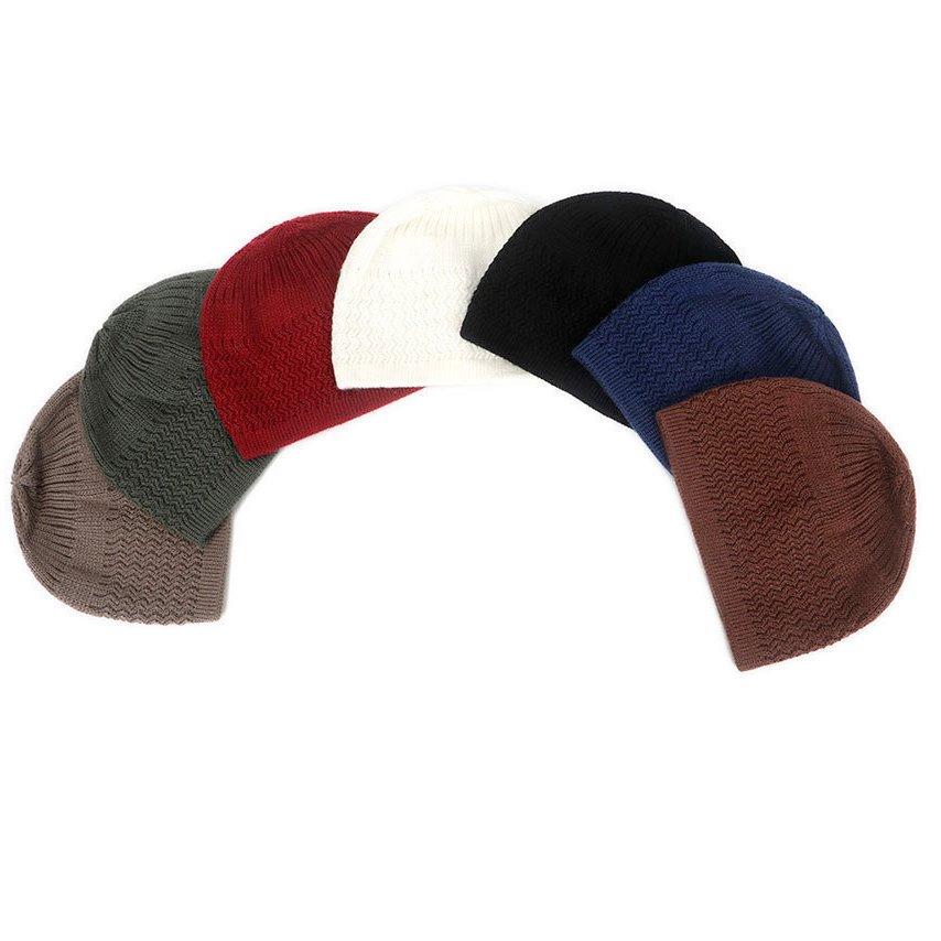 イスラム キャップ ニット 帽 ヘリンボーン柄 ビーニ Islamic Cap (８色) |  | 10
