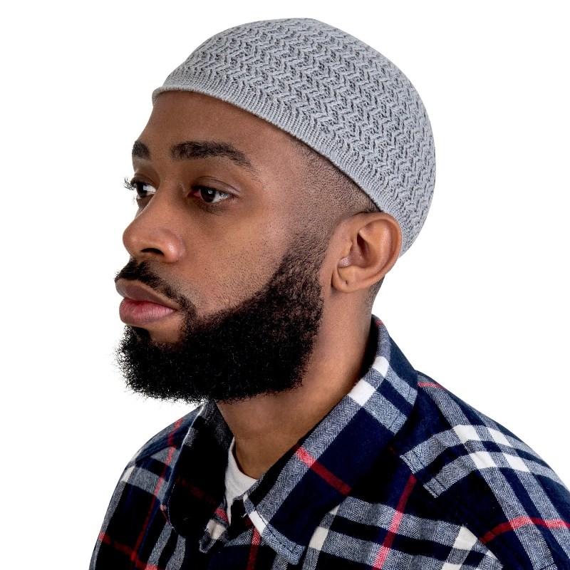 イスラム キャップ ニット 帽 ヘリンボーン柄 ビーニ Islamic Cap (８色) |  | 17