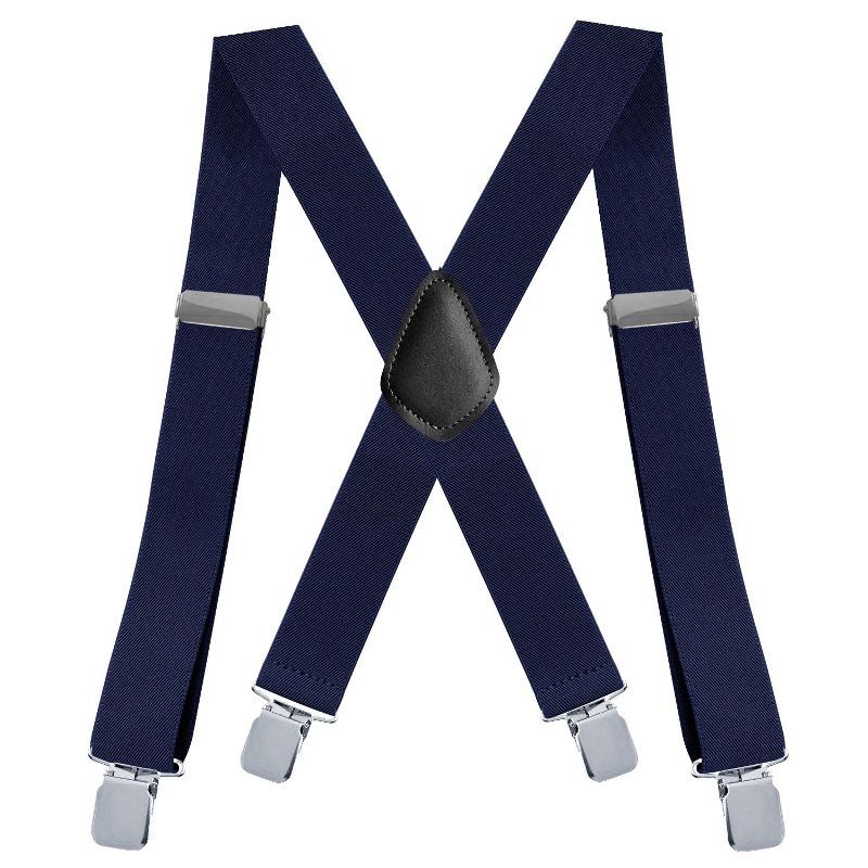 ワイド サスペンダー X型 幅広 クリップ Elastic X-Back Pant Suspenders【送料無料】 |  | 02